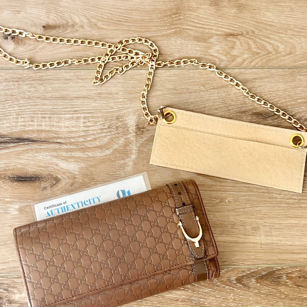 GUCCI Guccissima Continental Wallet WOC w/ COA - Picture 11 of 14